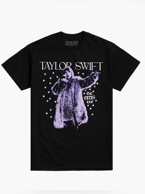 Taylor Swift The Eras Tour Live Photo Stars T-Shirt NWOT
